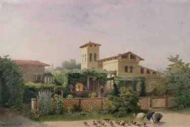 Les thermes romains, 1848